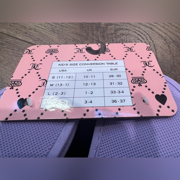 Juicy Couture Purple Fuzzy Slippers (little girls) - Picture 4 of 4